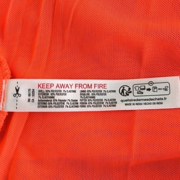 NWT By Anthropologie Strapless Ruched Mini Dress in Coral, 1X - Picture 7 of 10